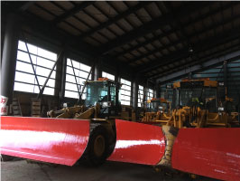 除雪車ハイド板